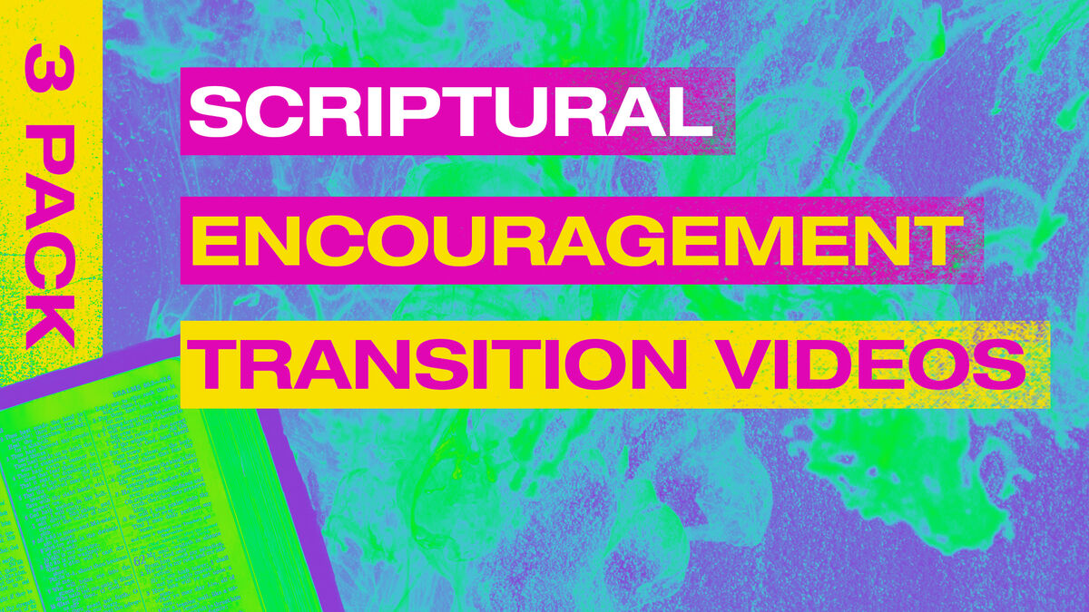 Scriptural Encouragement Transition Videos - 3 Pack image number 0